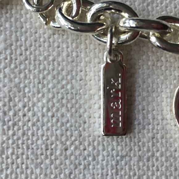 Mark.for Avon Silver Tone Heart Charm Bracelet - Picture 7 of 9